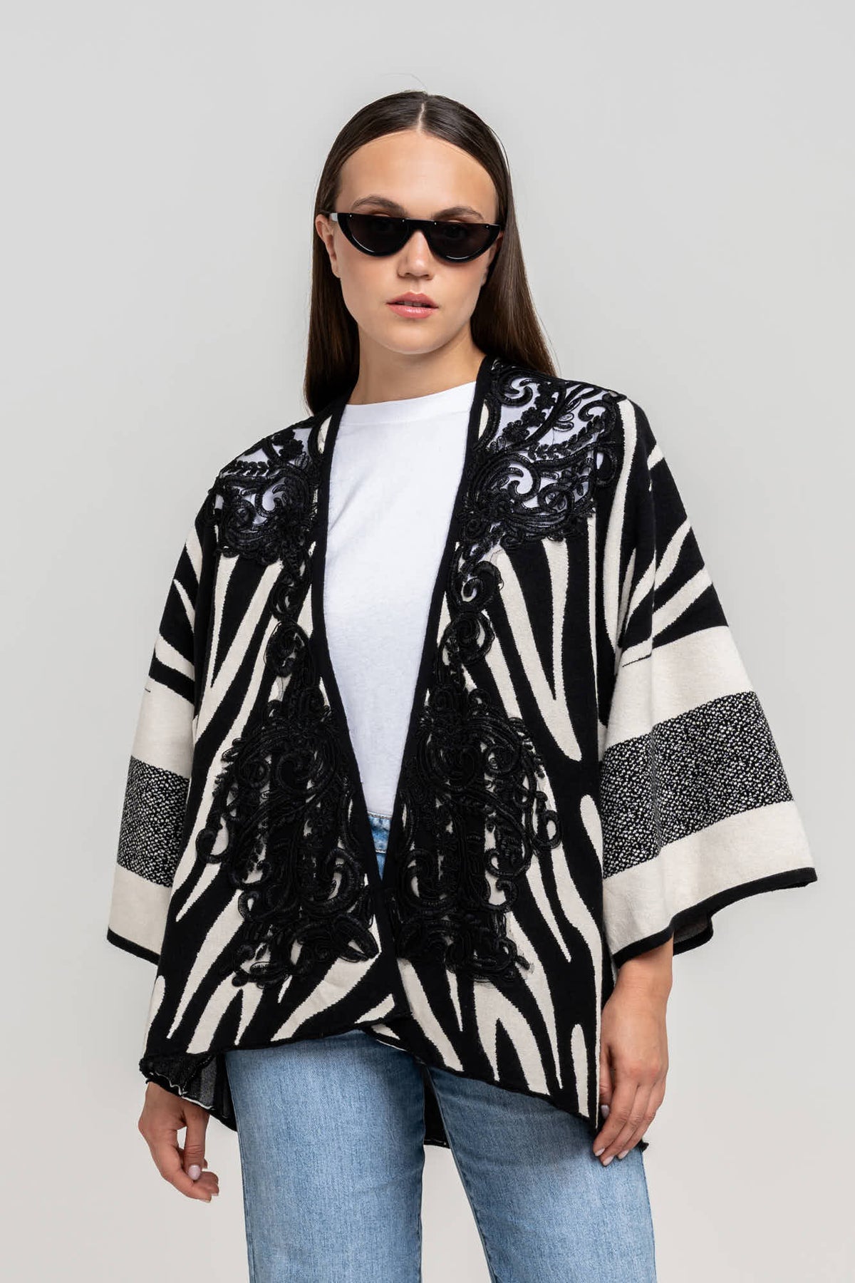Cardigan Paloma Zebrato