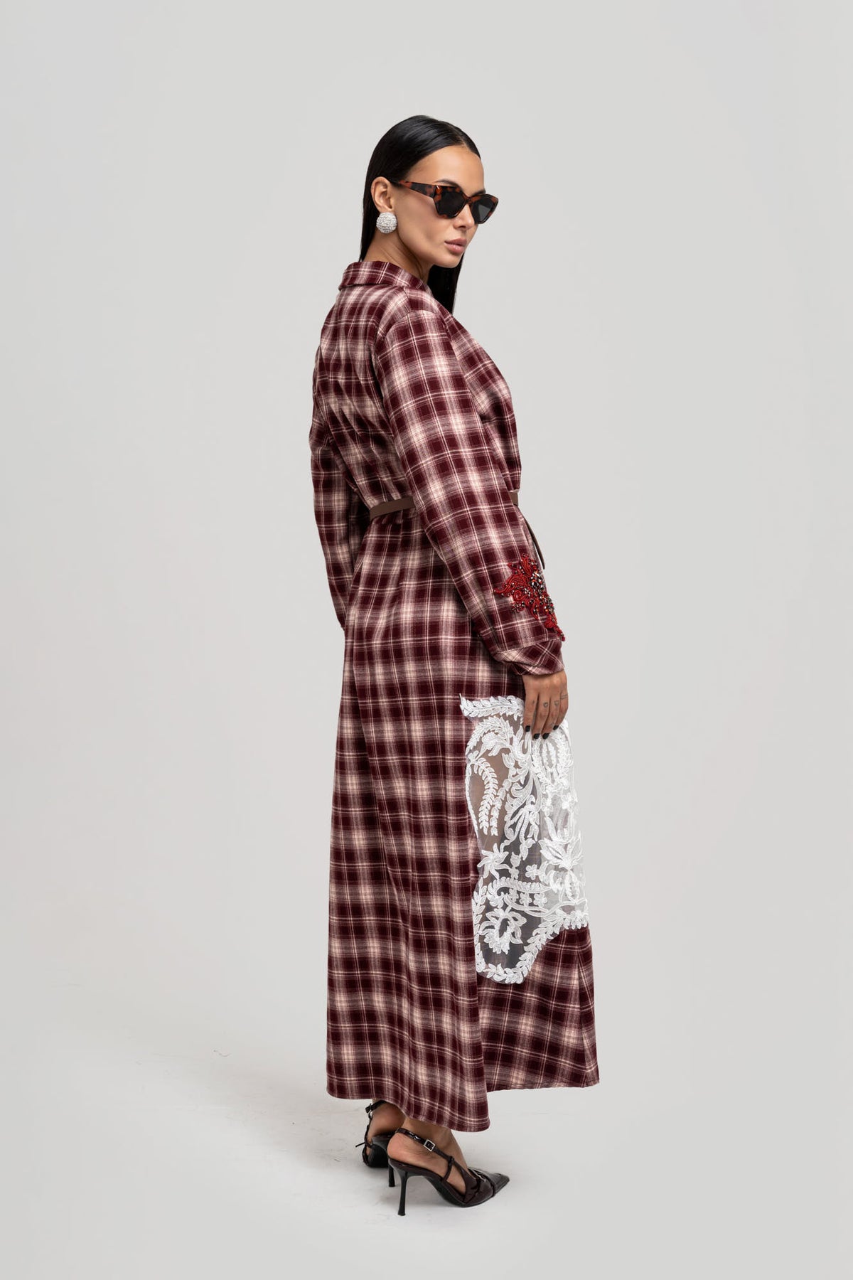 Abito Odette Bordeaux