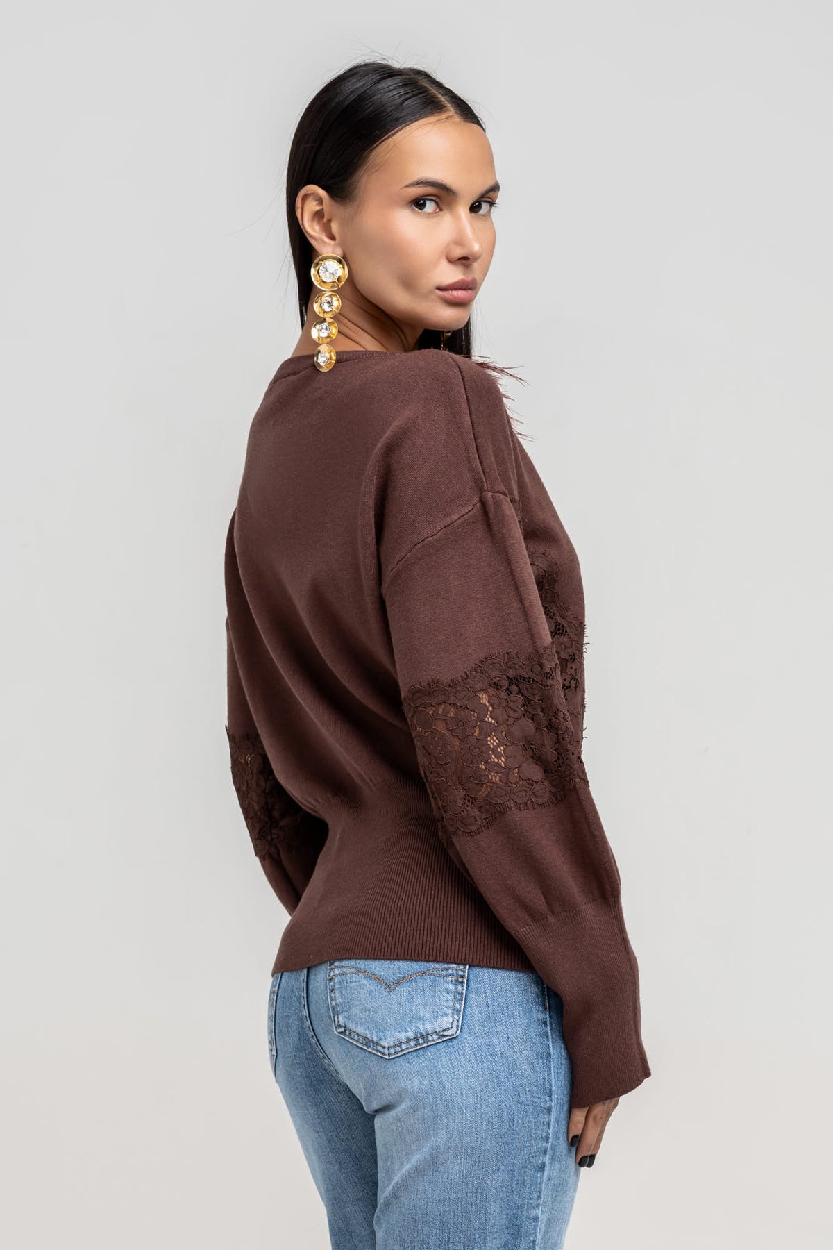 Maglia Amalia Marrone