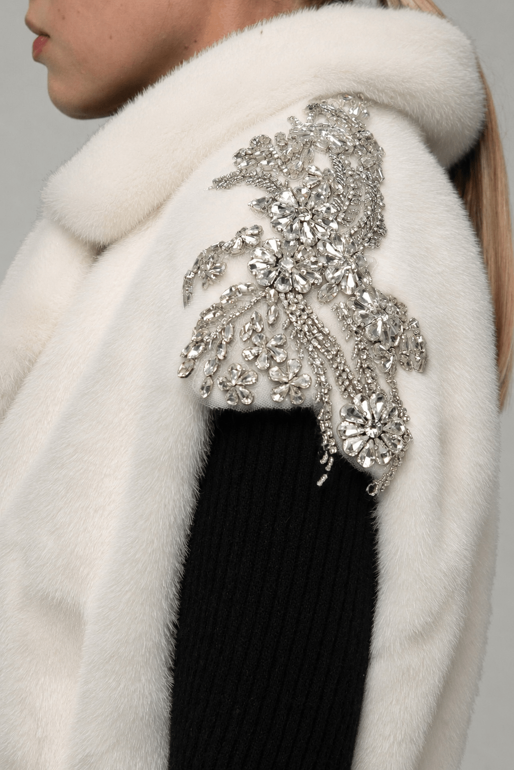 Cappotto Pelliccia Livia Bianco - spazio ventidue