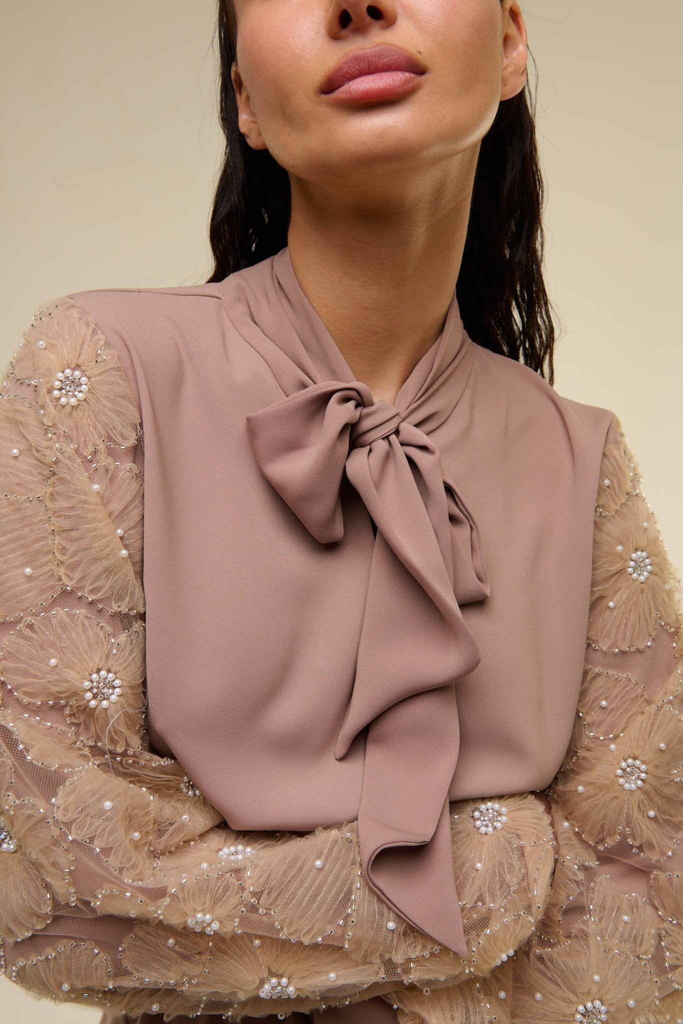 Camicia Brown Flower - 22 Spazio Boutique