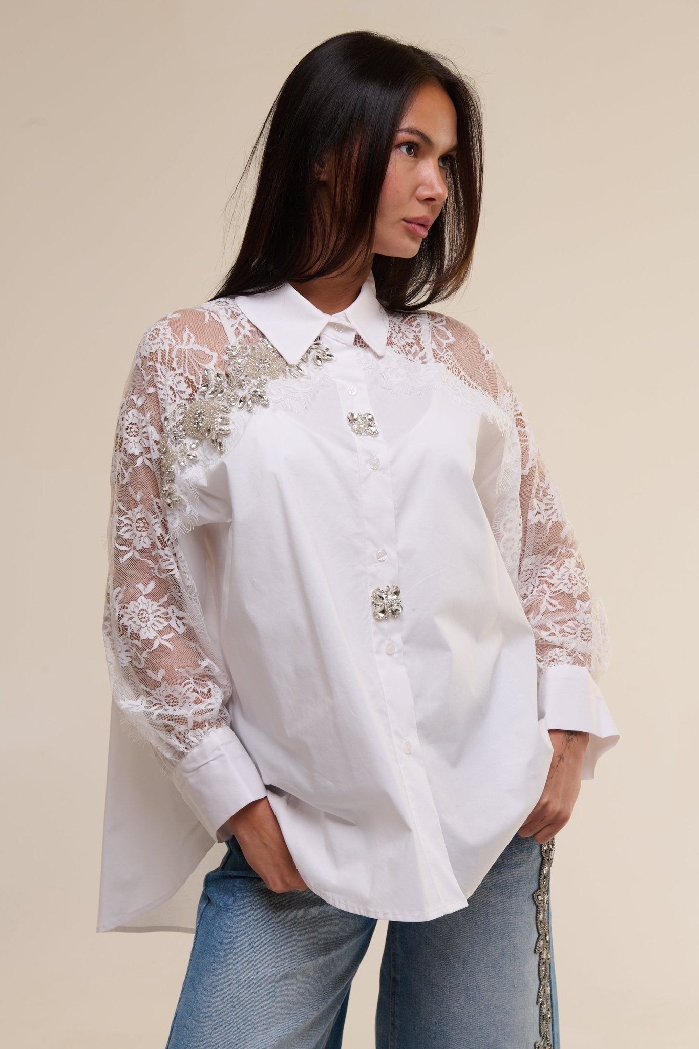Camicia Luise Bianca - 22 Spazio Boutique