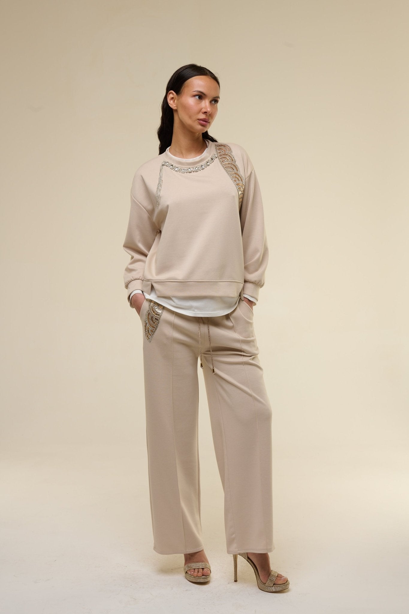 Completo Tuta Melissa Beige - 22 Spazio Boutique