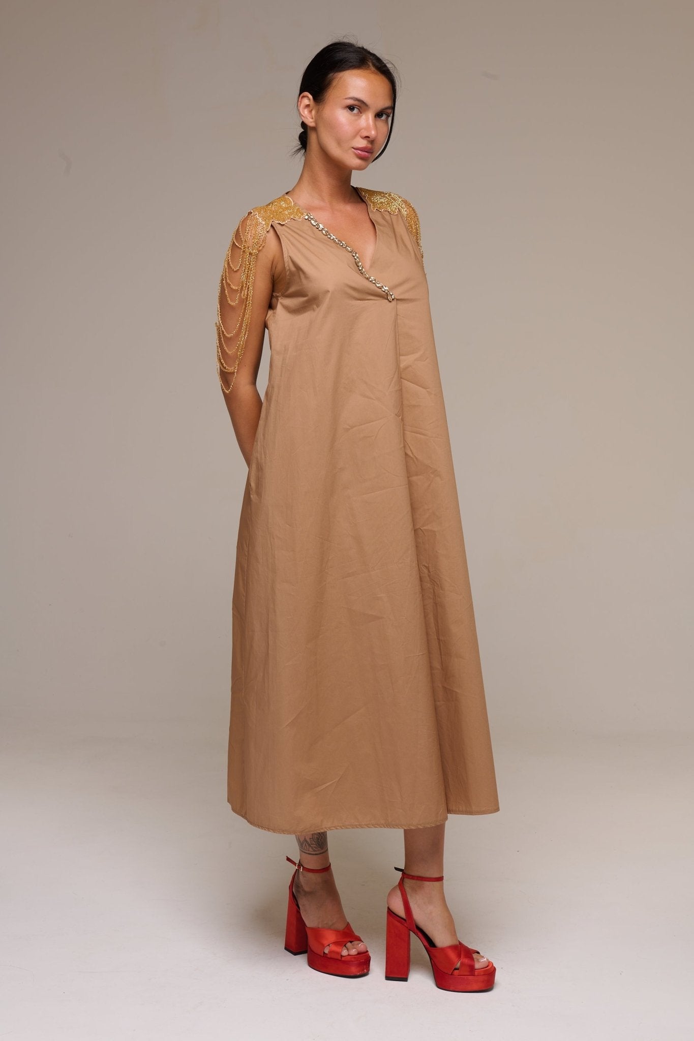 Abito Golden Brown - 22 Spazio Boutique