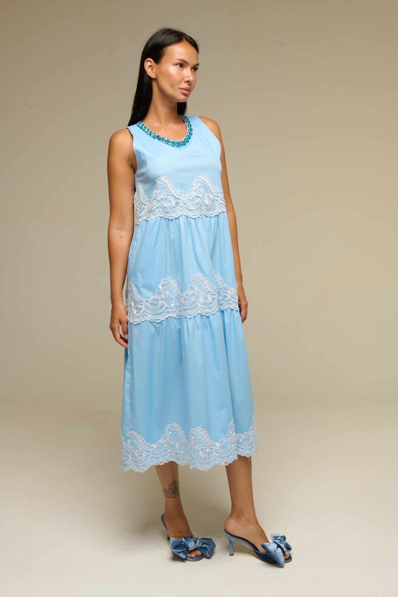 Abito Celeste Cherie - 22 Spazio Boutique