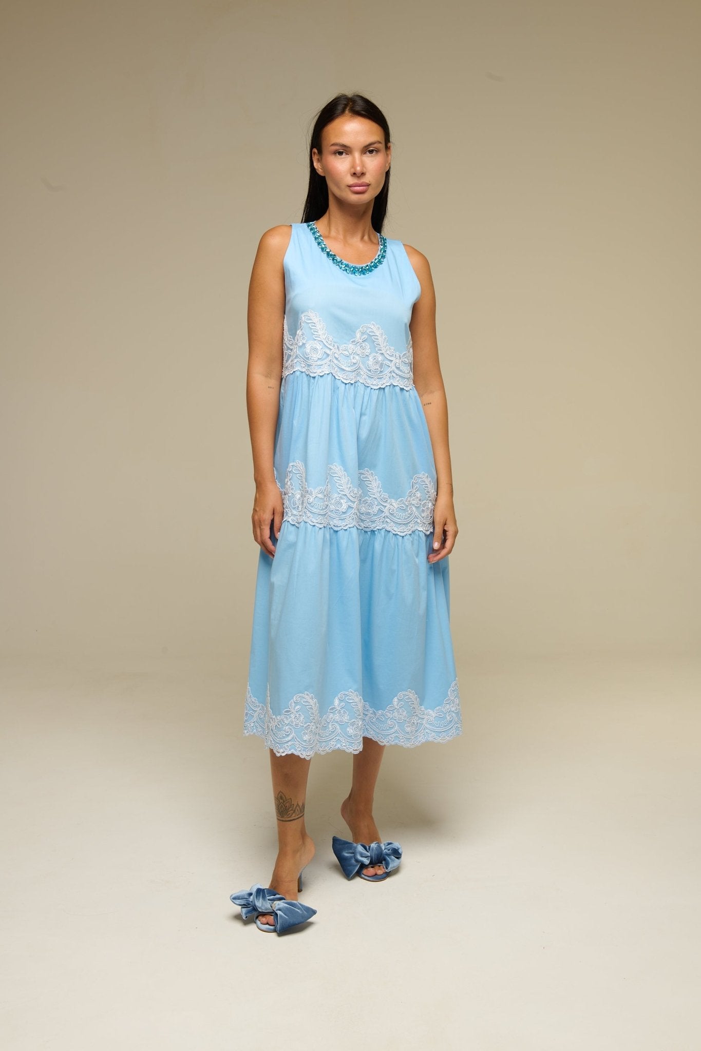 Abito Celeste Cherie - 22 Spazio Boutique