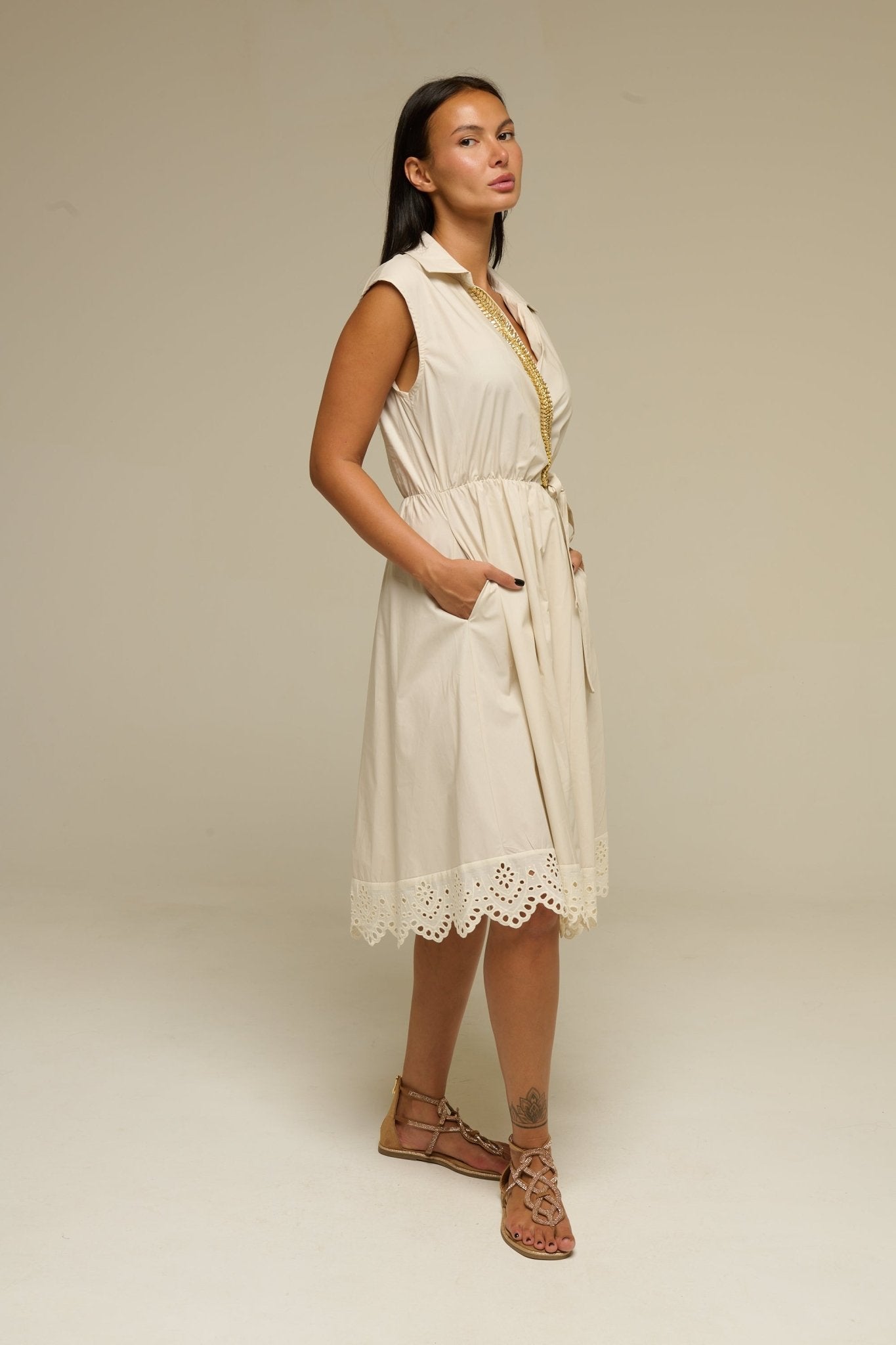 Abito Jamie Beige - 22 Spazio Boutique