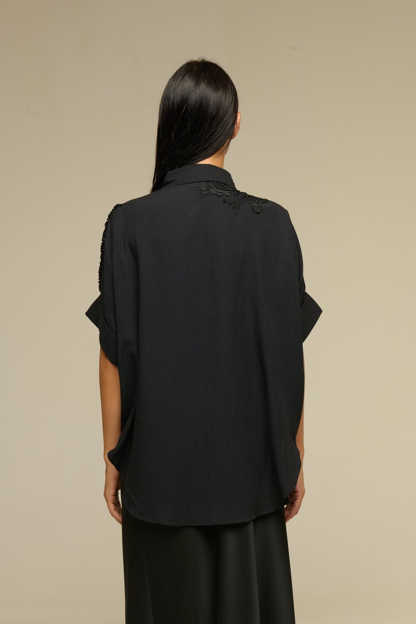Camicia Nera Shelby - 22 Spazio Boutique