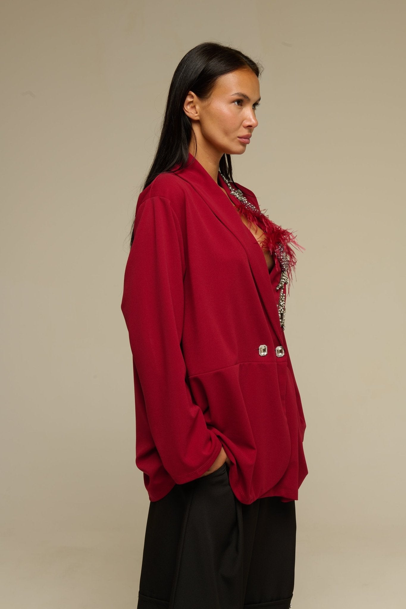 Giacca Rosso Lottye - 22 Spazio Boutique