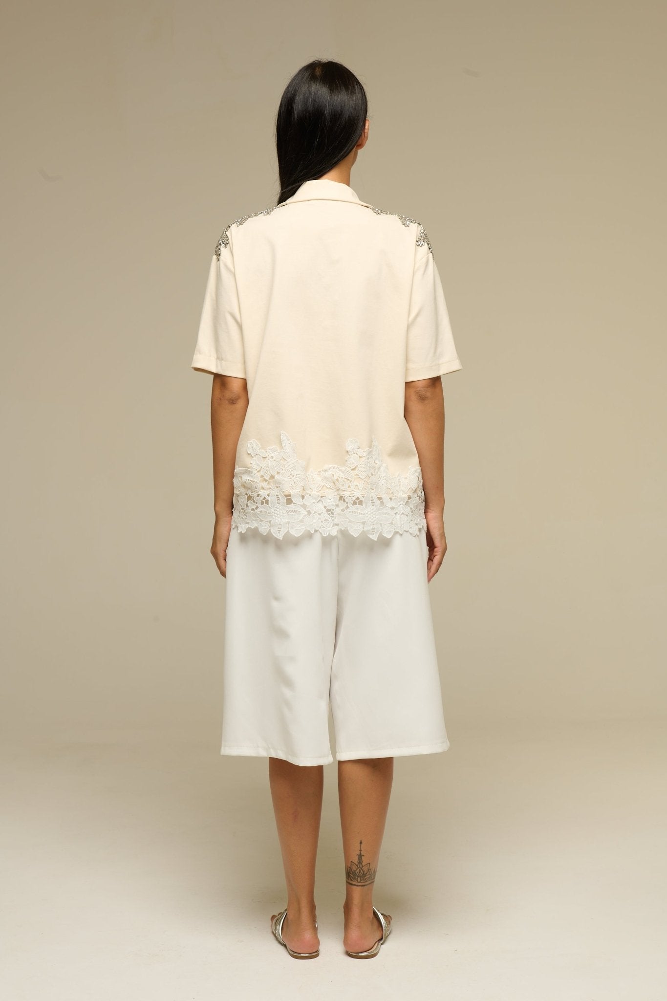 Completo Gilet Beige Camomile - 22 Spazio Boutique