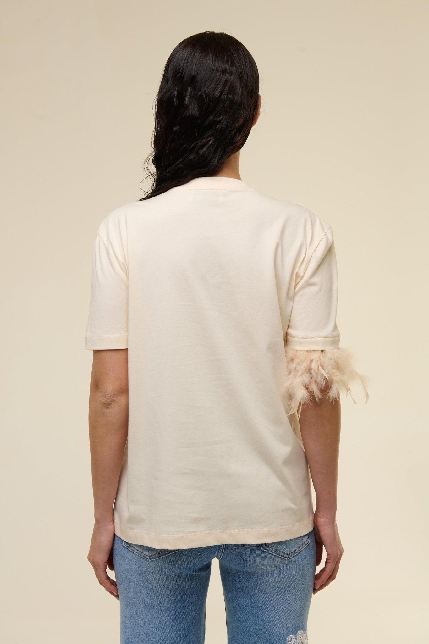 T-Shirt Beige Gioiello - 22 Spazio Boutique