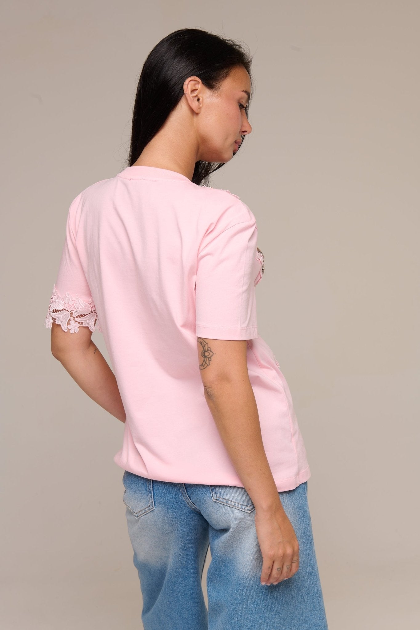 T-Shirt Rosa Shine - 22 Spazio Boutique