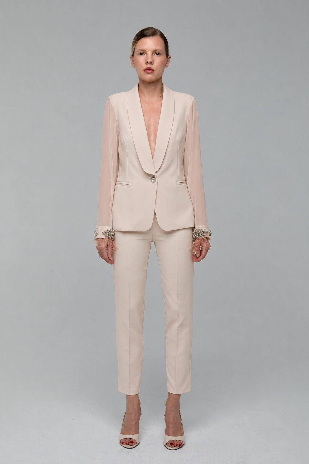 Tailleur Chiffon Beige - spazio ventidue