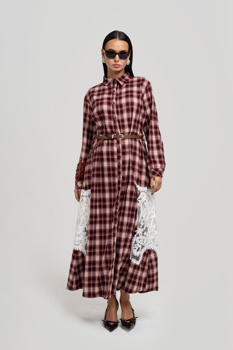 Abito Odette Bordeaux