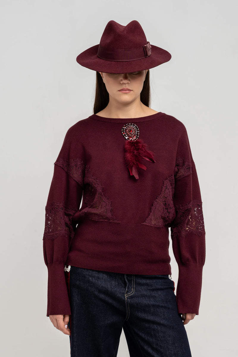 Maglia Karin Bordeaux - Spazio22