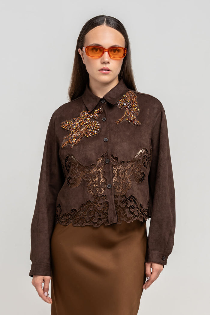 Camicia Gemma Marrone
