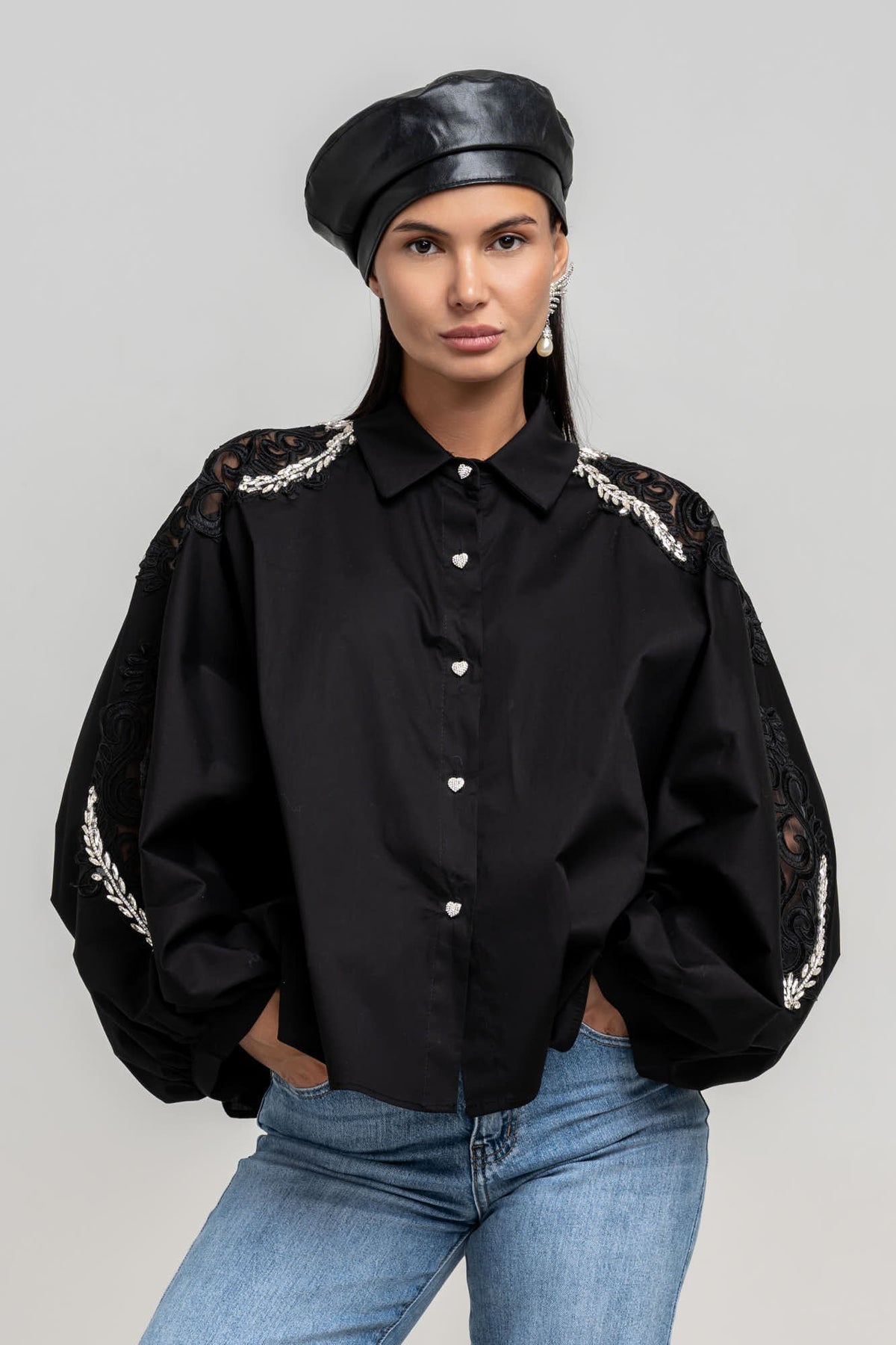 Camicia Seryna Nera