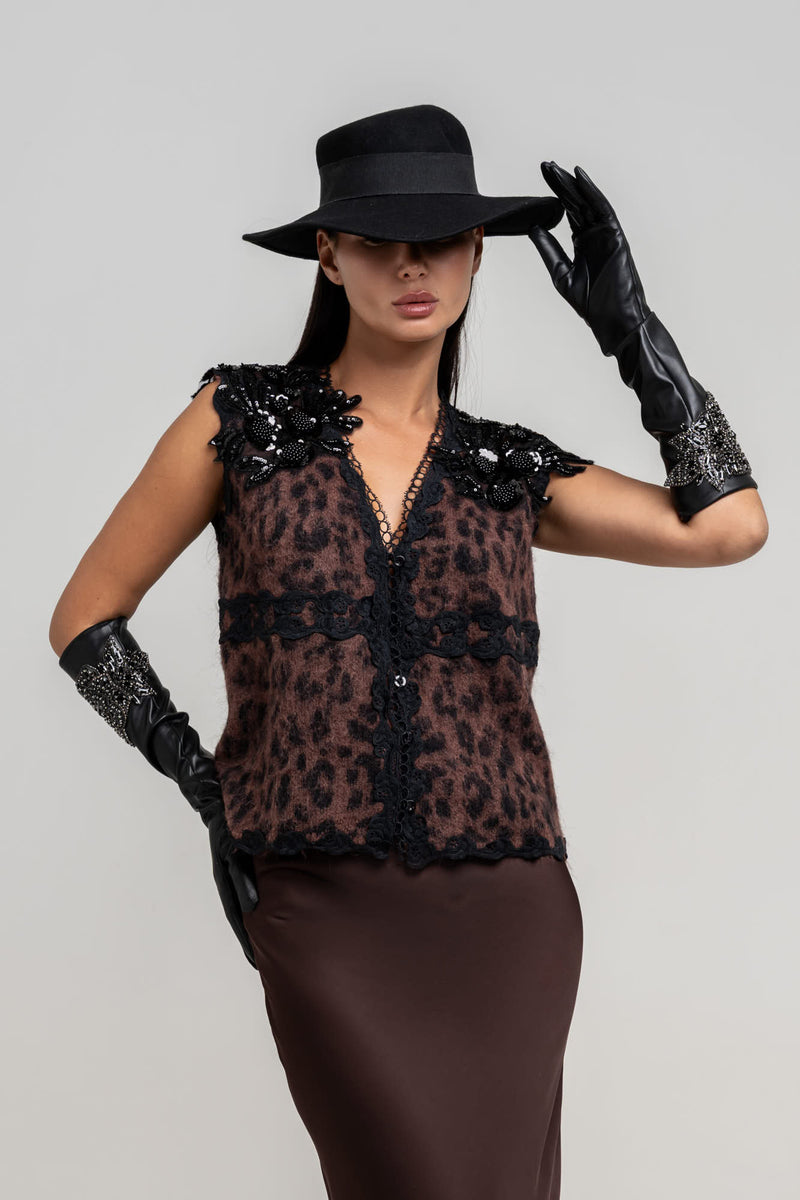 Gilet Camile Animalier
