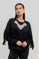 Maglia Frangia Nera