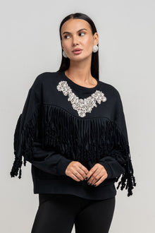 Maglia Frangia Nera