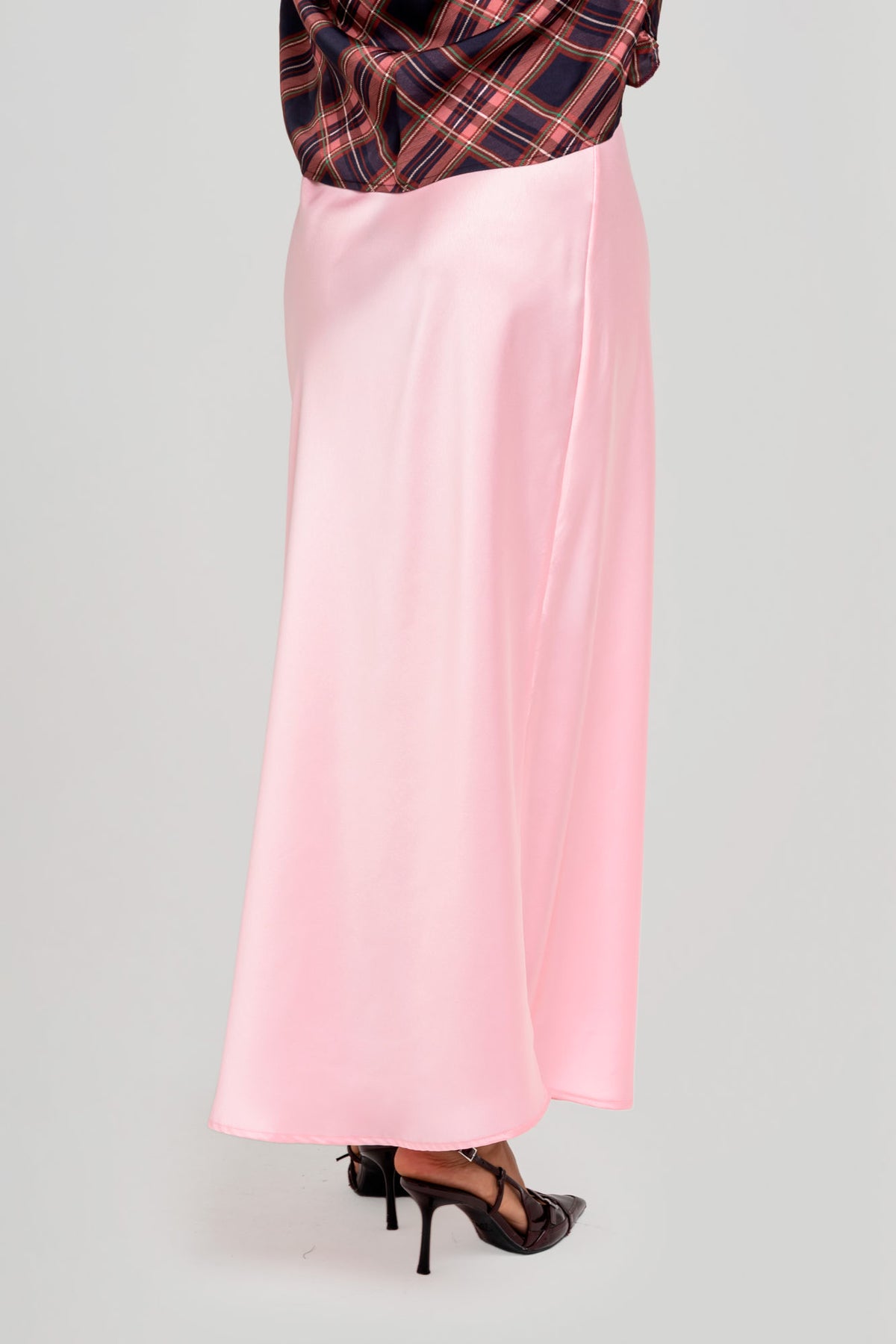 Gonna Satin Rosa