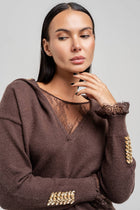 Maglia Belynda Marrone