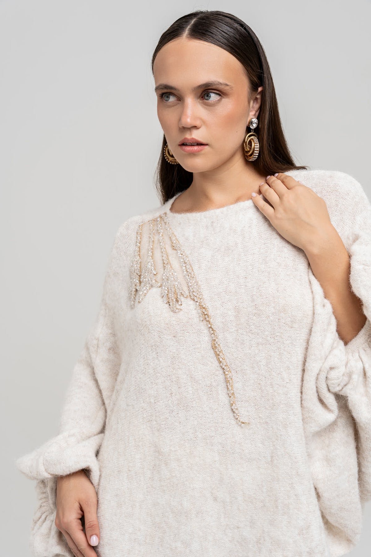 Maglione Damiar Beige