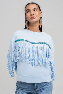 Maglia Frangia Celeste