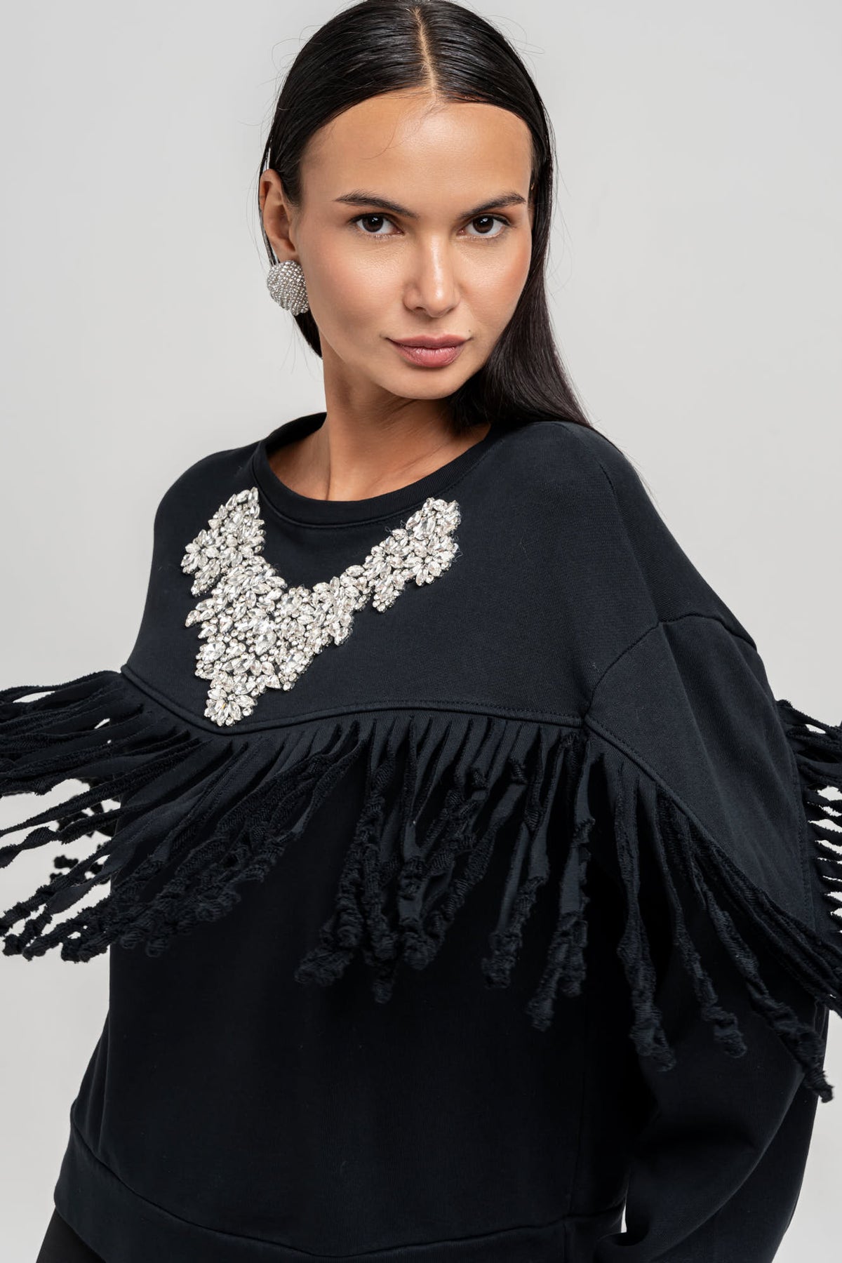 Maglia Frangia Nera