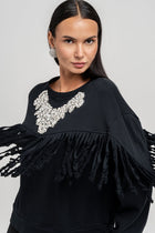 Maglia Frangia Nera