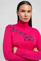 Maglia Collo Alto Nina Rosa