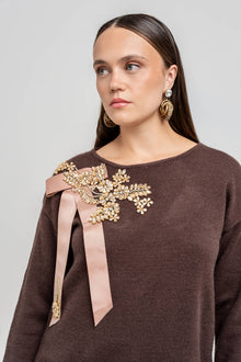 Maglia Ylenia Marrone