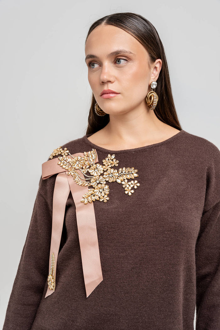 Maglia Ylenia Marrone