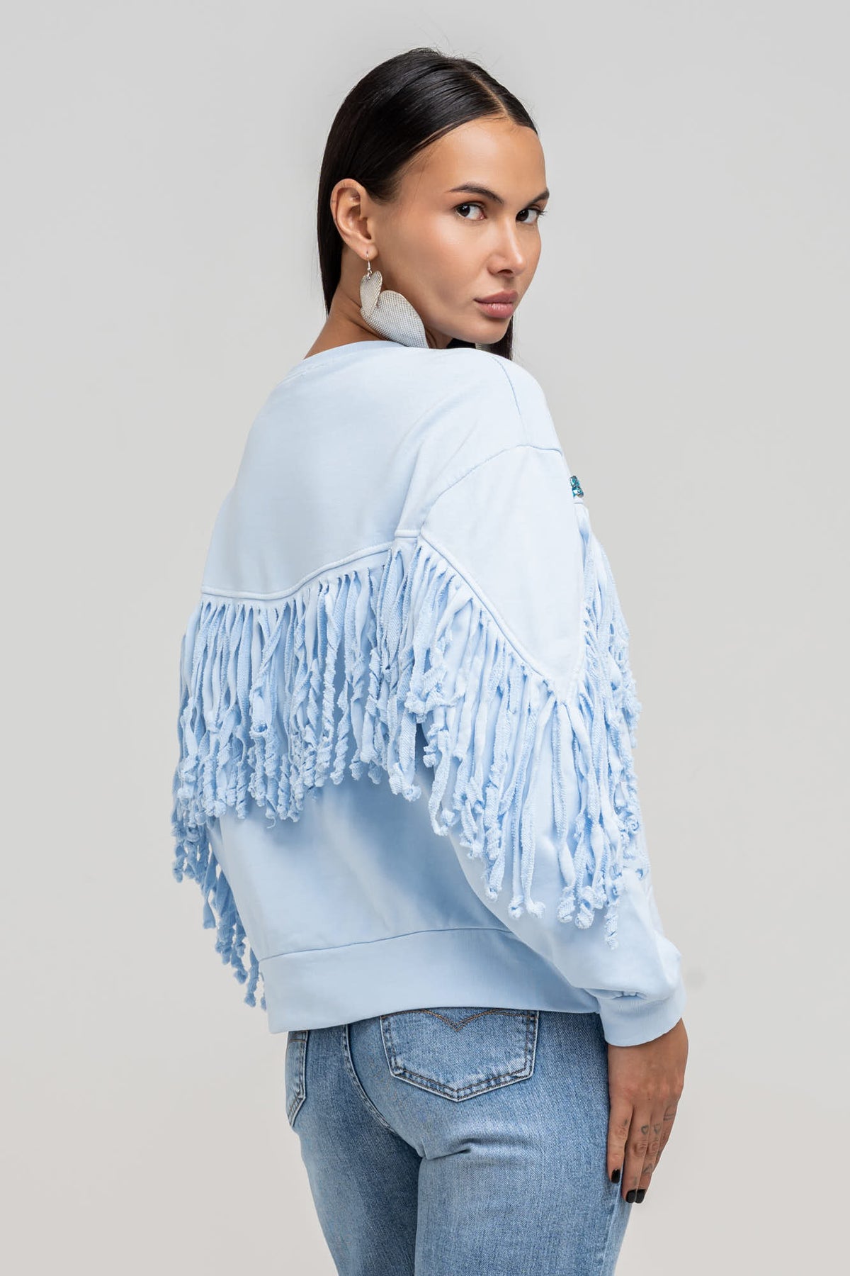 Maglia Frangia Celeste