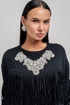 Maglia Frangia Nera