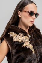 Giubbino Iris Marrone