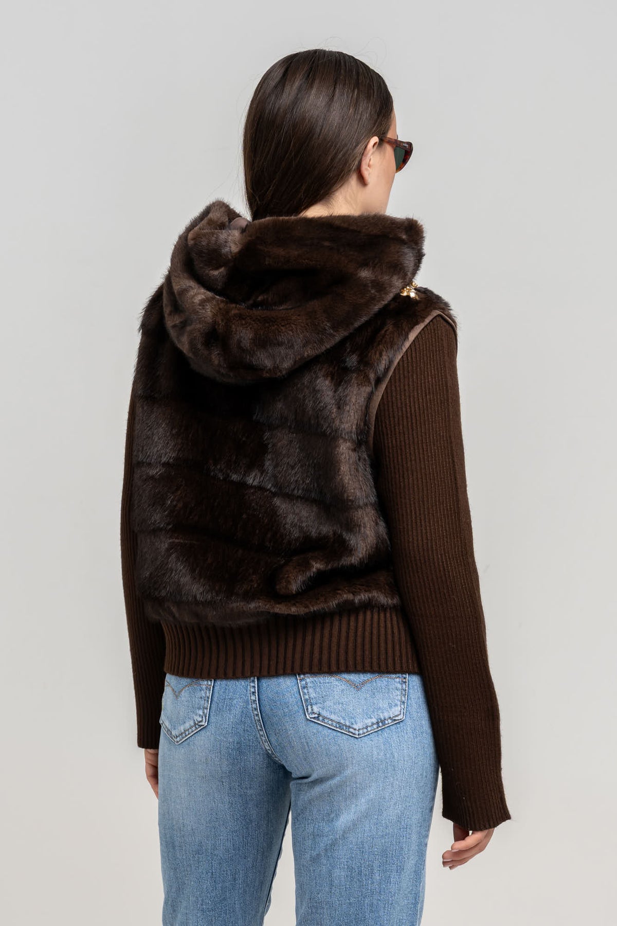 Giubbino Iris Marrone