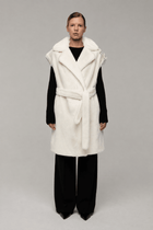 Cappotto Pelliccia Livia Bianco - spazio ventidue