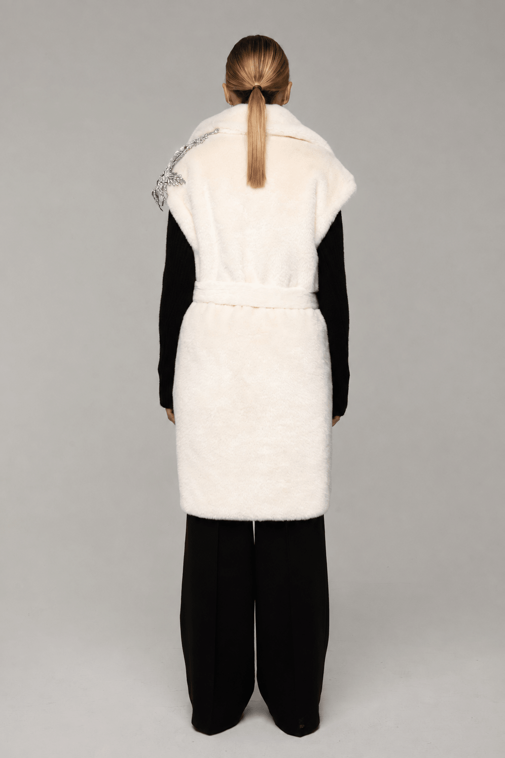 Cappotto Pelliccia Livia Bianco - spazio ventidue