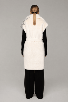 Cappotto Pelliccia Livia Bianco - spazio ventidue