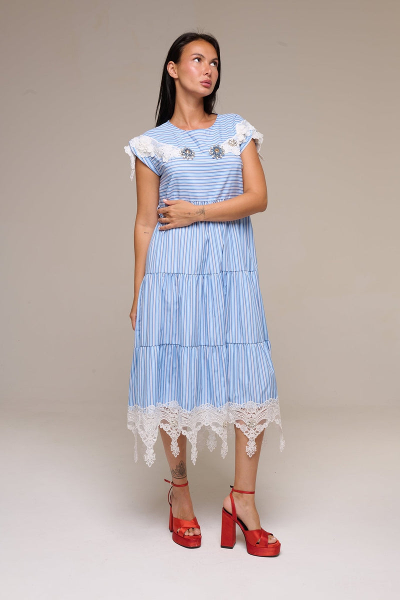 Abito Jaden Celeste - 22 Spazio Boutique