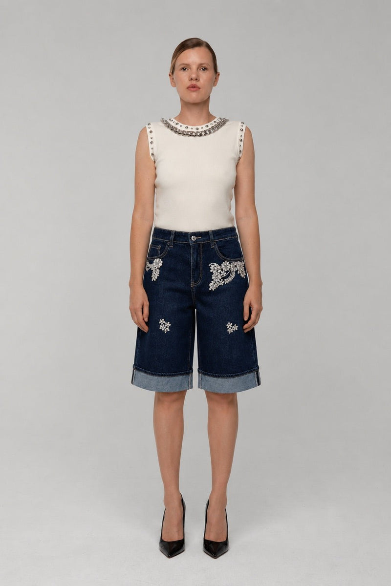 Bermuda Jeans Crystal - spazio ventidue