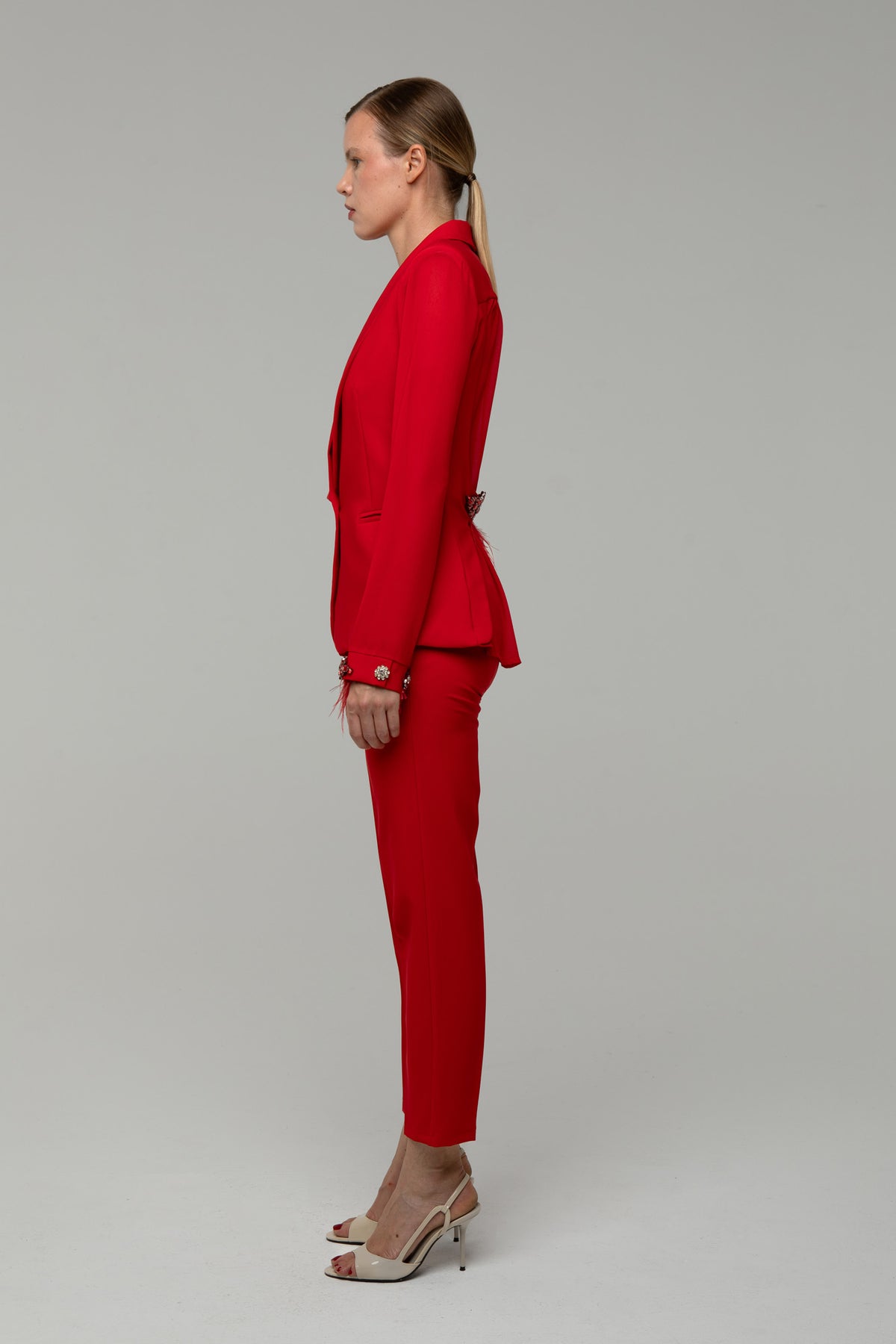 Tailleur Chiffon Rosso - spazio ventidue