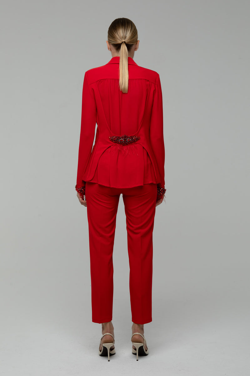 Tailleur Chiffon Rosso - spazio ventidue