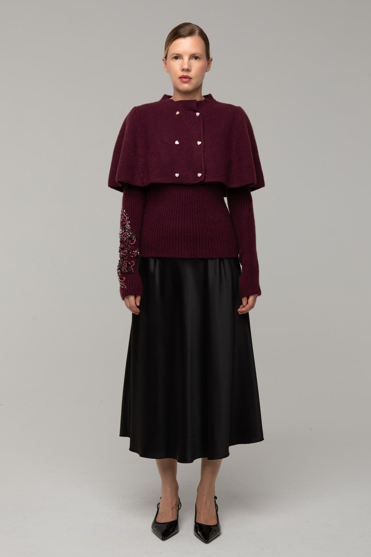 Maglia Claire Bordeaux - spazio ventidue