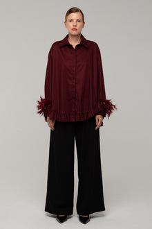 Camicia Robin Bordeaux - spazio ventidue