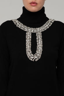 Maglia ColloAlto Winter Nera - spazio ventidue