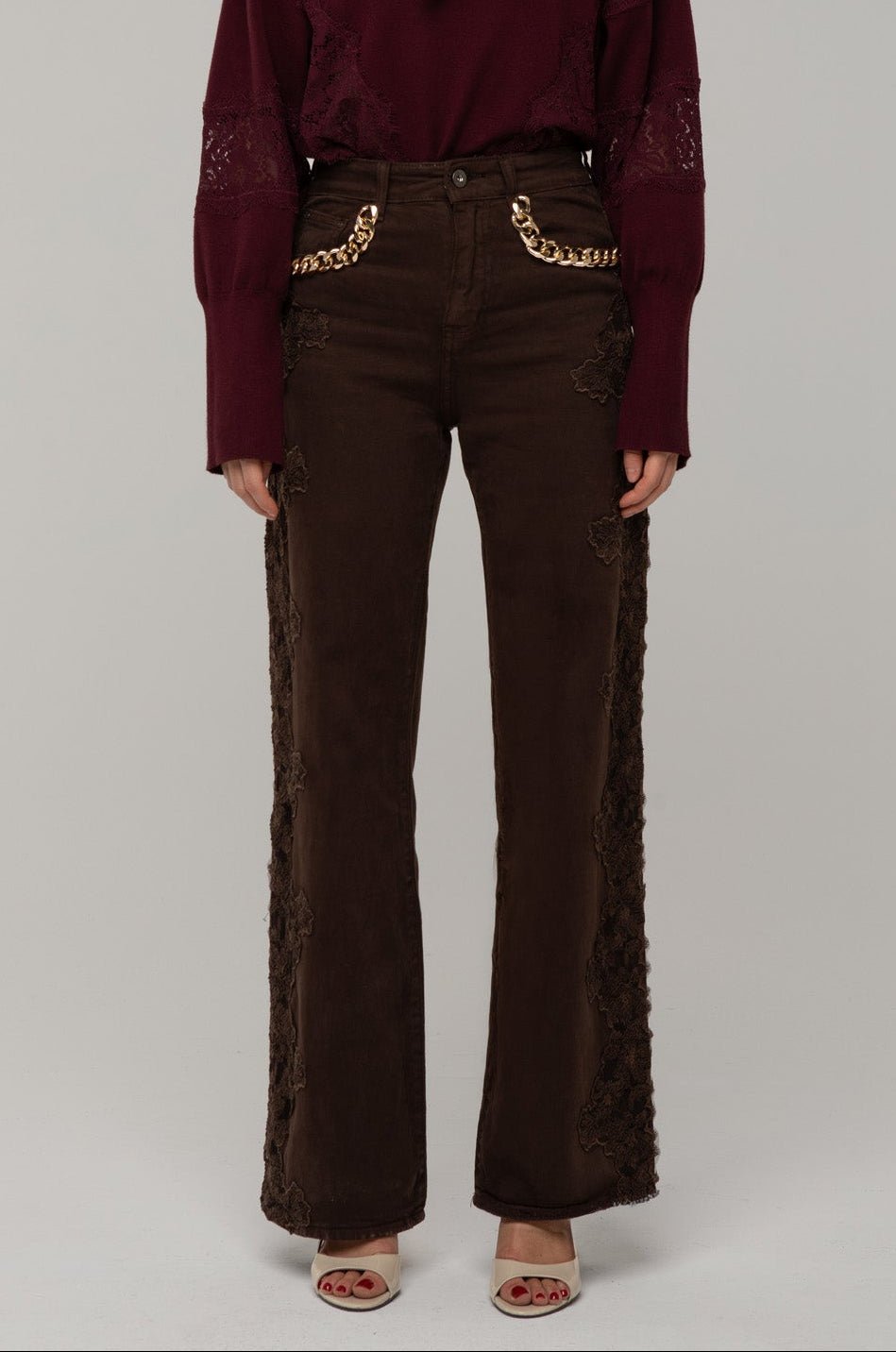 Pantalone Marrone Mamy - spazio ventidue