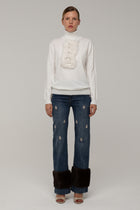 Maglia ColloAlto Ollie Bianca - spazio ventidue
