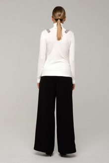 Maglia ColloAlto Winter Bianca - spazio ventidue